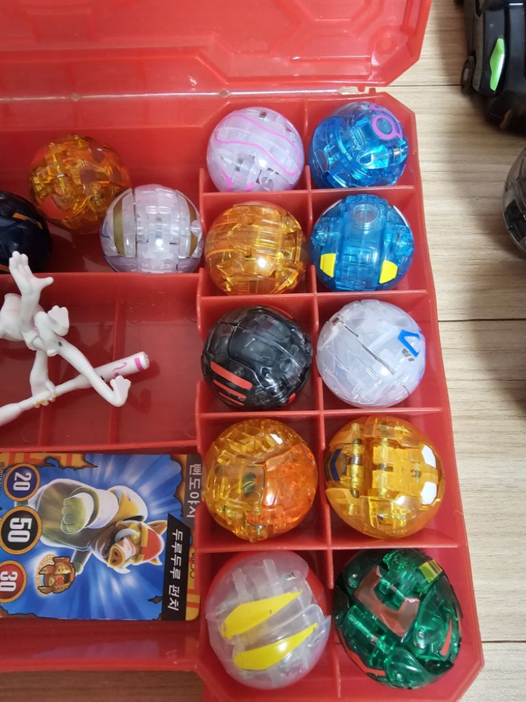 요괴메카드 보관함. 캡쳐카. 왕마요괴볼 세트--5