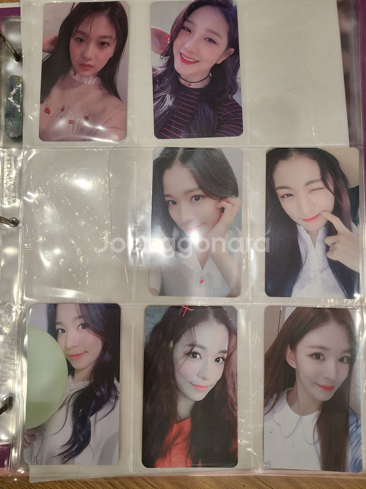 프로미스나인 두근두근 투하트 팬싸 친필 포카--2