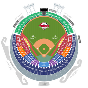 3월25일 화 잠실 LG트윈스 1루 네이비석 2연석