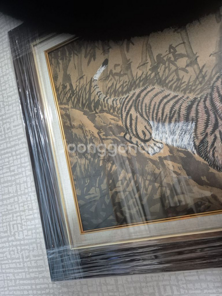 민화호랑이그림47 73센치1개단가--2