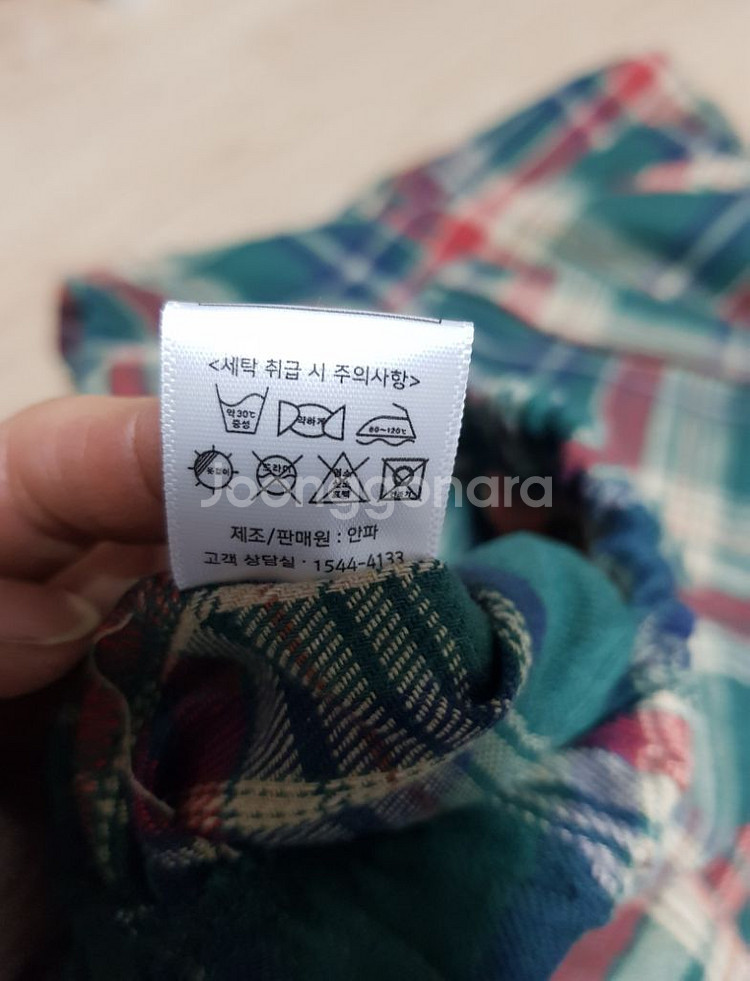 안파(ANPA) 웨스턴 체크 잠옷/ 파자마파티 추천/새--6