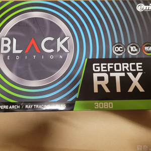 이엠텍 RTX3080 블랙에디션 10g 판매합니다