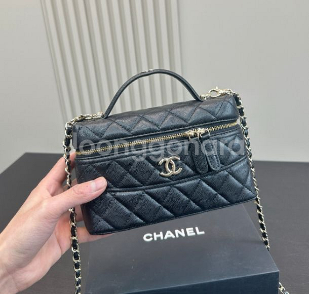 Chanel 샤넬 핸들 박스 가방--5