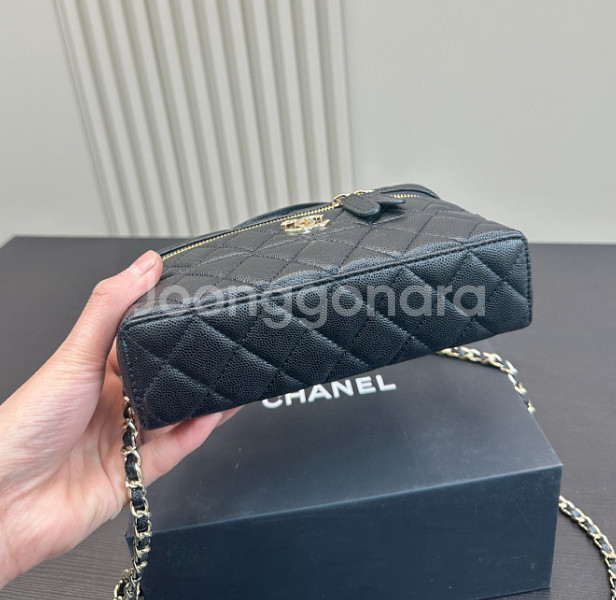 Chanel 샤넬 핸들 박스 가방--6