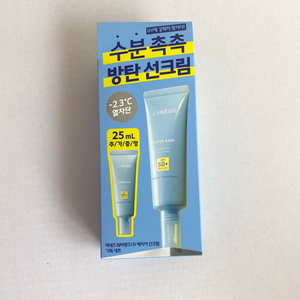 라네즈 워터뱅크 UV 베리어선크림 50ml(+25ml)