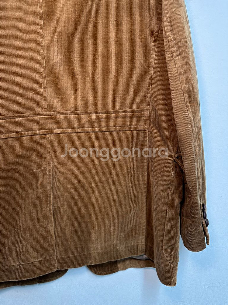 크로커다일 골덴 코듀로이 오버핏 블레이저 자켓--3
