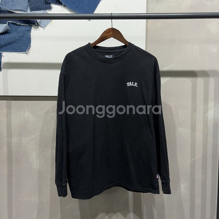 (105) 예일 스트릿 캐주얼 자수 긴팔 티셔츠--0