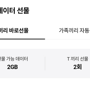 SKT 데이터 2기가 3000원