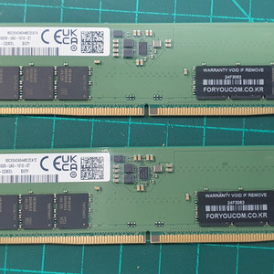 삼성 ddr5 PC5 16GB 컴퓨터 램2개(새제품)