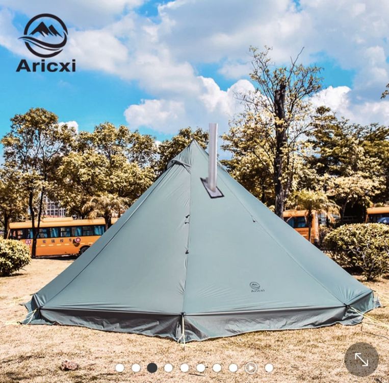 아릭스 티피텐트(다크그레이) 스커트타입 쉘터R5 이미지