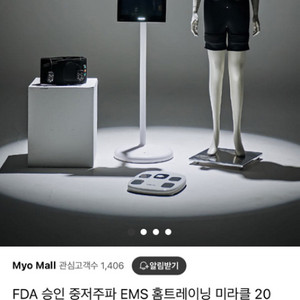 FDA 승인 중저주파 EMS 홈트레이닝 미라클 20 P