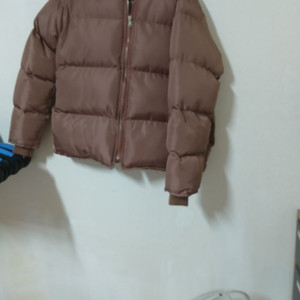 찐한갈색쑛점퍼