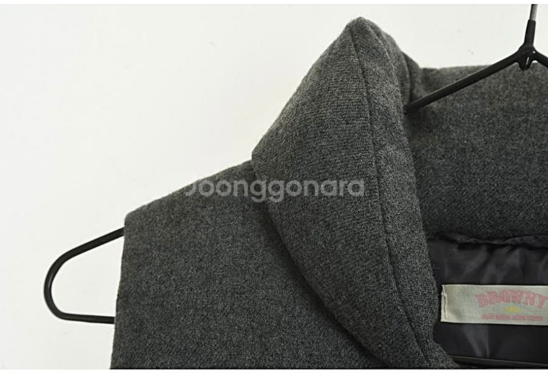 일본빈티지 BROWNY 울 점퍼 베스트 조끼패딩--6