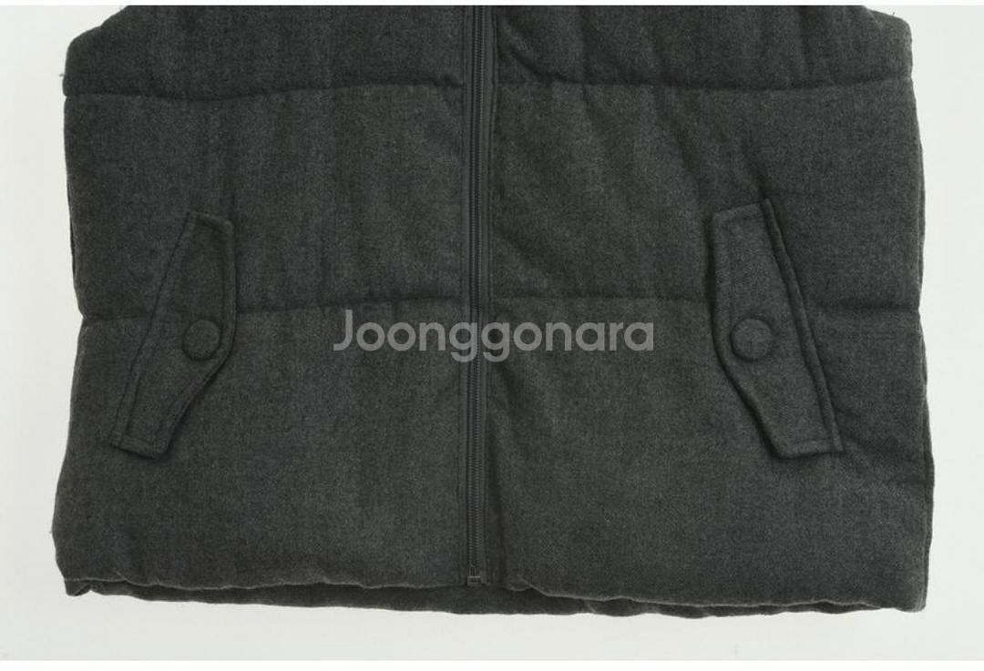 일본빈티지 BROWNY 울 점퍼 베스트 조끼패딩--5