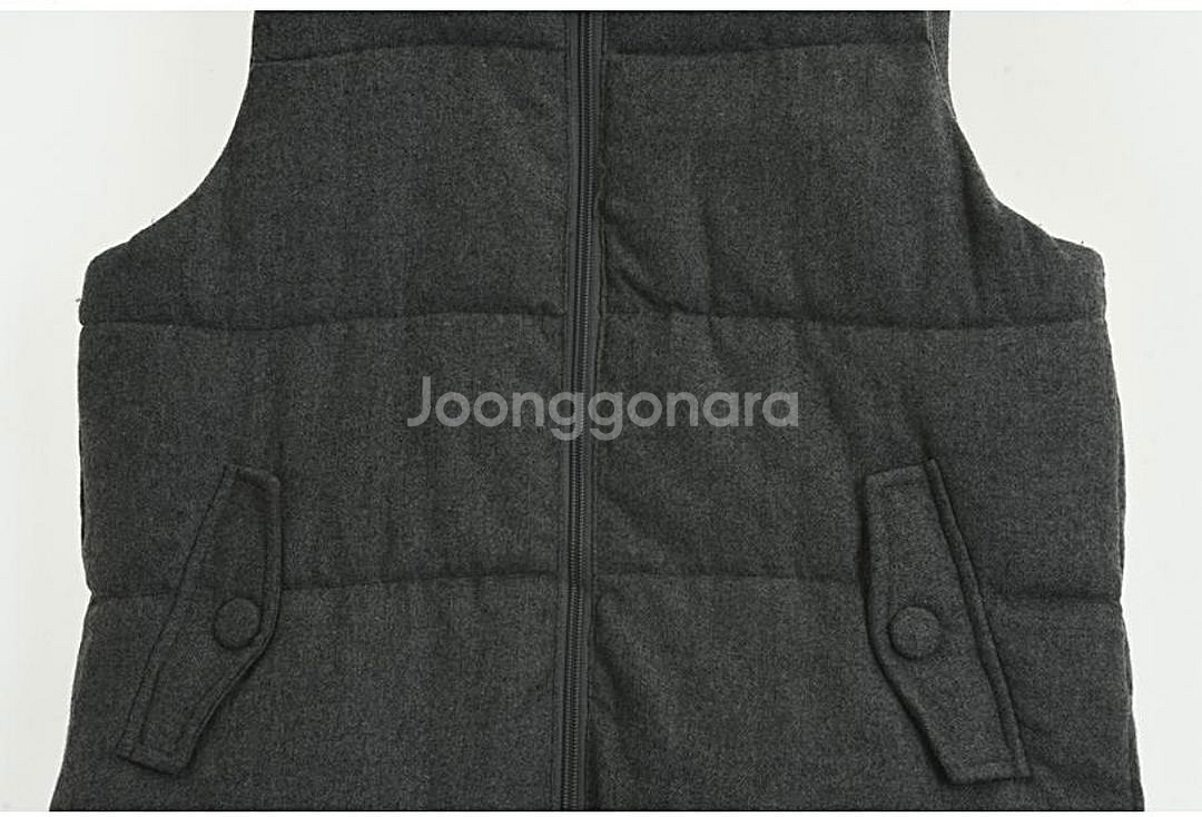 일본빈티지 BROWNY 울 점퍼 베스트 조끼패딩--4