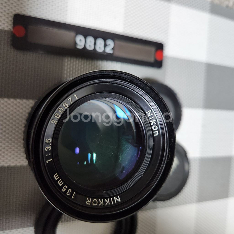 니콘 마운트 니코랄 135mm 3.5광각렌즈--1