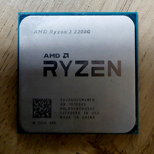 amd 라이젠 2200g cpu 팝니다(기쿨포함) 팝