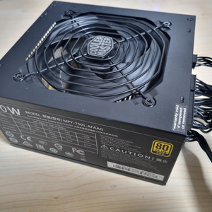 쿨러마스터 GOLD 750w 풀모듈러 파워서플라이