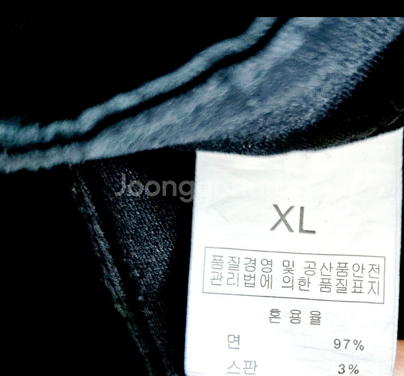 여성스판 블랙진 XL--4