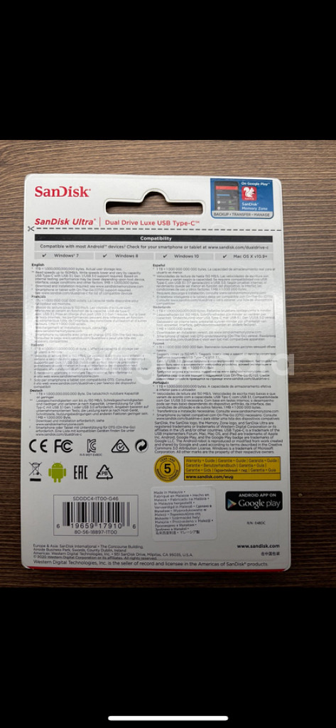 sandisk 샌디스크 USB Type-C 1TB--1