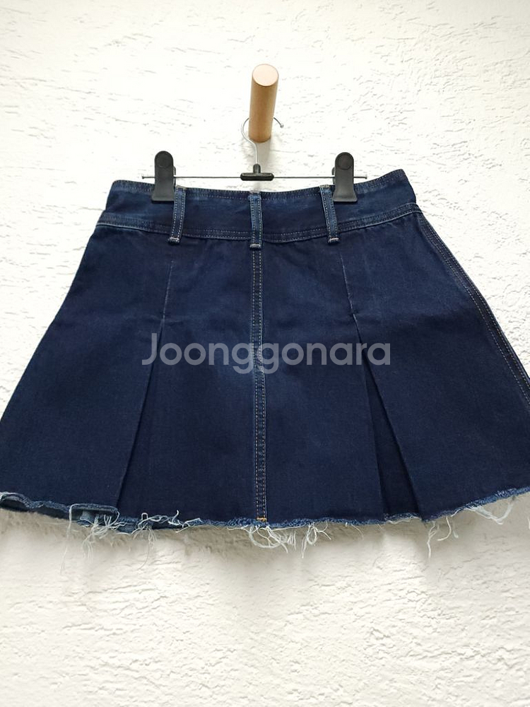 셀린느 데님 스커트--1