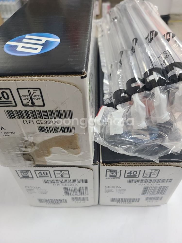 HP CE320~~323A (128) 4색정품--2
