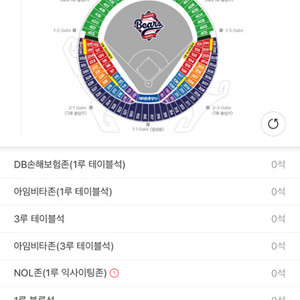 3/28 금 두산 삼성 3루 217블럭 4연석 양도