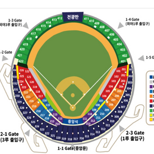 두산 vs 삼성 3/28 잠실야구장 3루레드 2연석