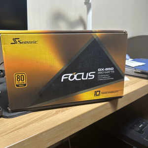 (미사용)시소닉 Focus GX-850 850w