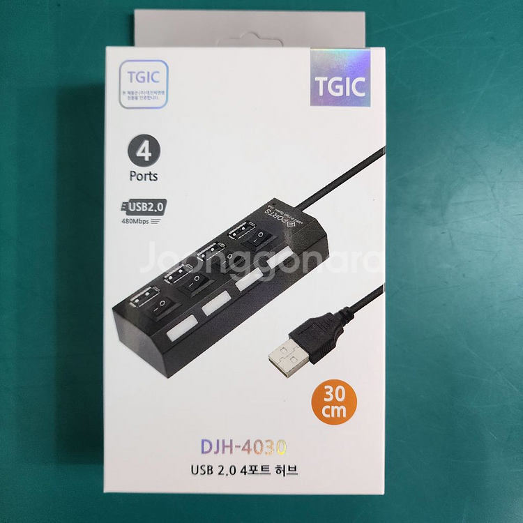대진씨엔앰DJH-4030 USB2.0 4포트허브 10개--2