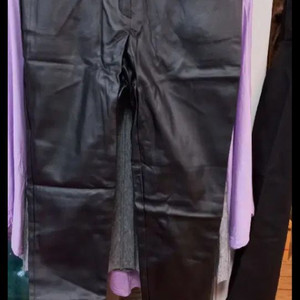 2장 10,000원)허리단면38cm 블랙 가죽바지 국산
