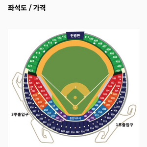 3월 26일~27일 한화 VS LG 3루 블루 2연석