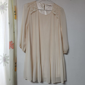 지센 기장긴 플리츠 블라우스 90