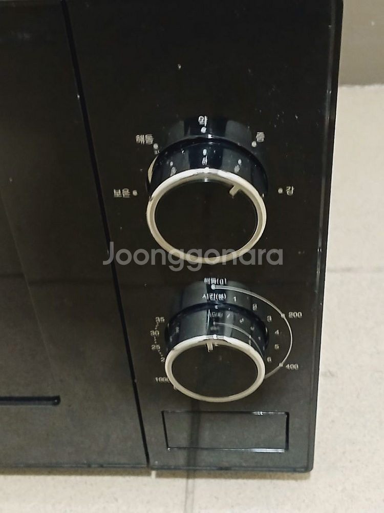 쿠쿠 전자레인지 다이얼식 블랙 20L--2
