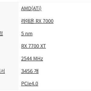 라데온 rx7700xt 삽니다