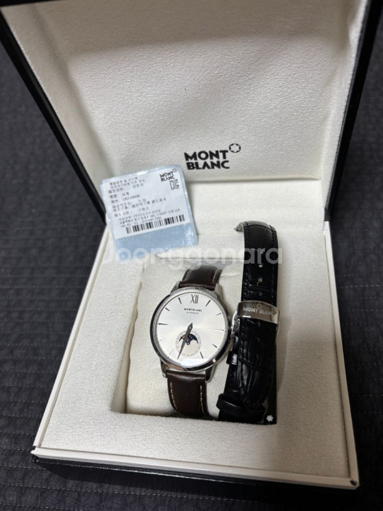 몽블랑 헤리티지 문페이즈 몽씬문 39mm 시계--1