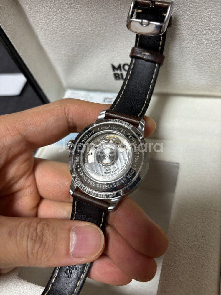 몽블랑 헤리티지 문페이즈 몽씬문 39mm 시계--2