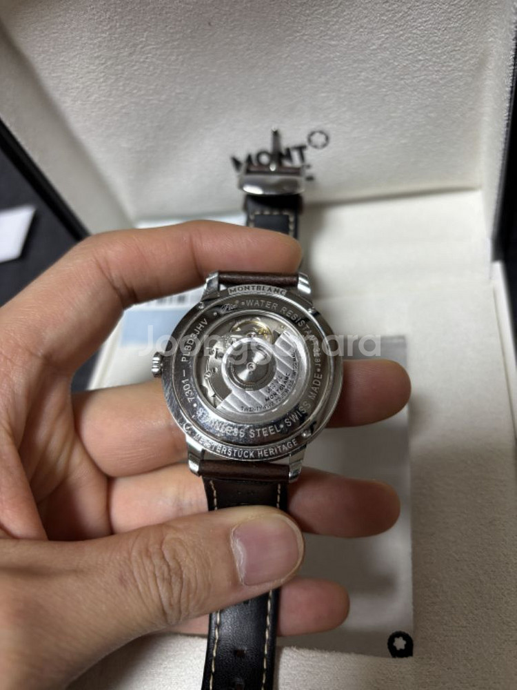몽블랑 헤리티지 문페이즈 몽씬문 39mm 시계--3