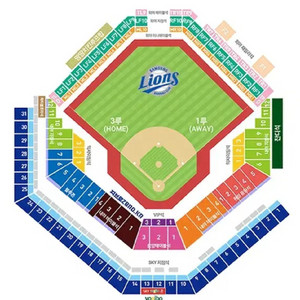 삼성 vs 키움 3/23(일) 3루 SKY석
