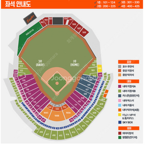 3/28 기아 vs 한화 3루 원정 내야지정석A 2연석