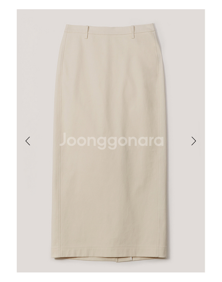 le17 르17 COTTON STRAIGHT SKIRT--5