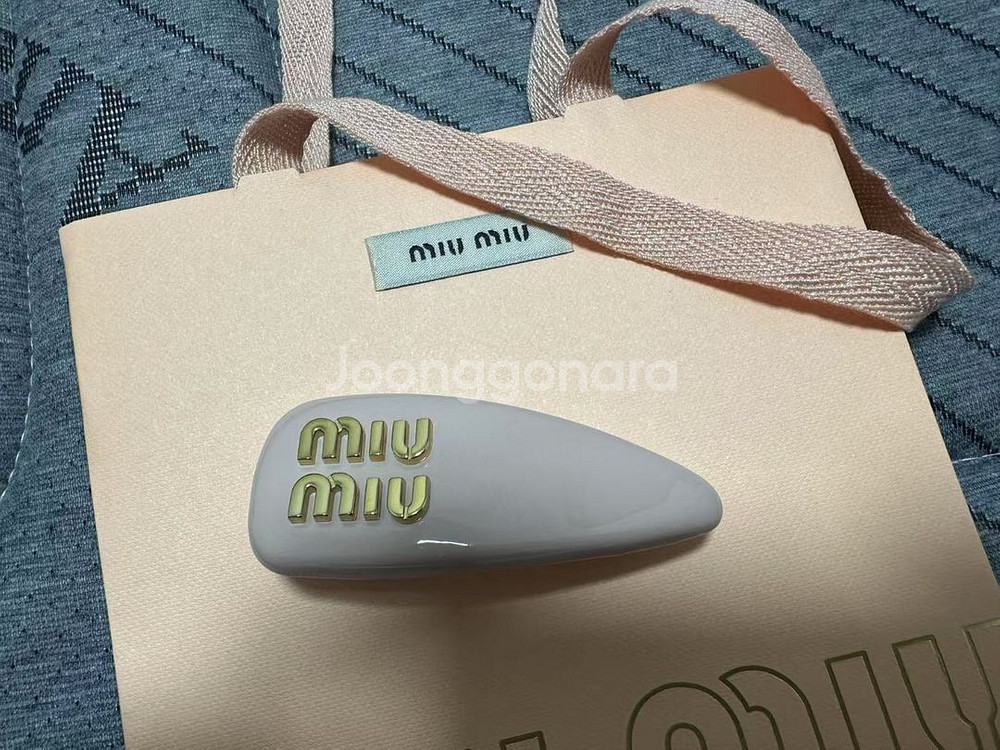 미우미우패션 헤어핀--1