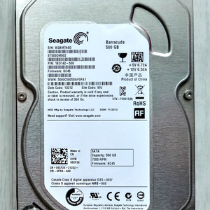 500GB 하드(Seagate 데스크탑HDD)(택포)