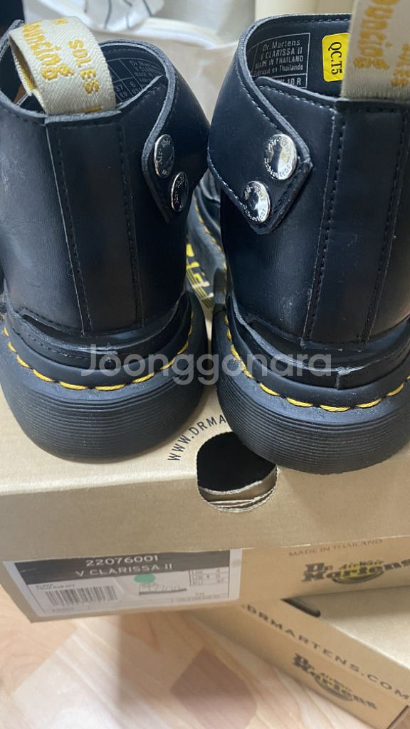 닥터마틴 클라리사 2 블랙 uk4 230--2