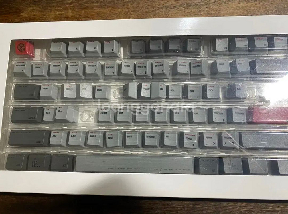 미사용 새상품 바밀로 키보드 모스부호 버전 한정판 키캡--4