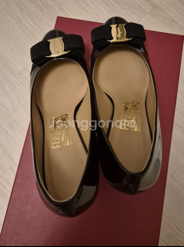페라가모 바라 구두 5사이즈 7cm--2