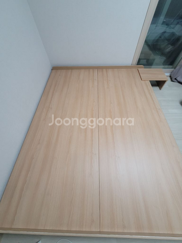 저상형 침대 프레임(협탁 포함)--6