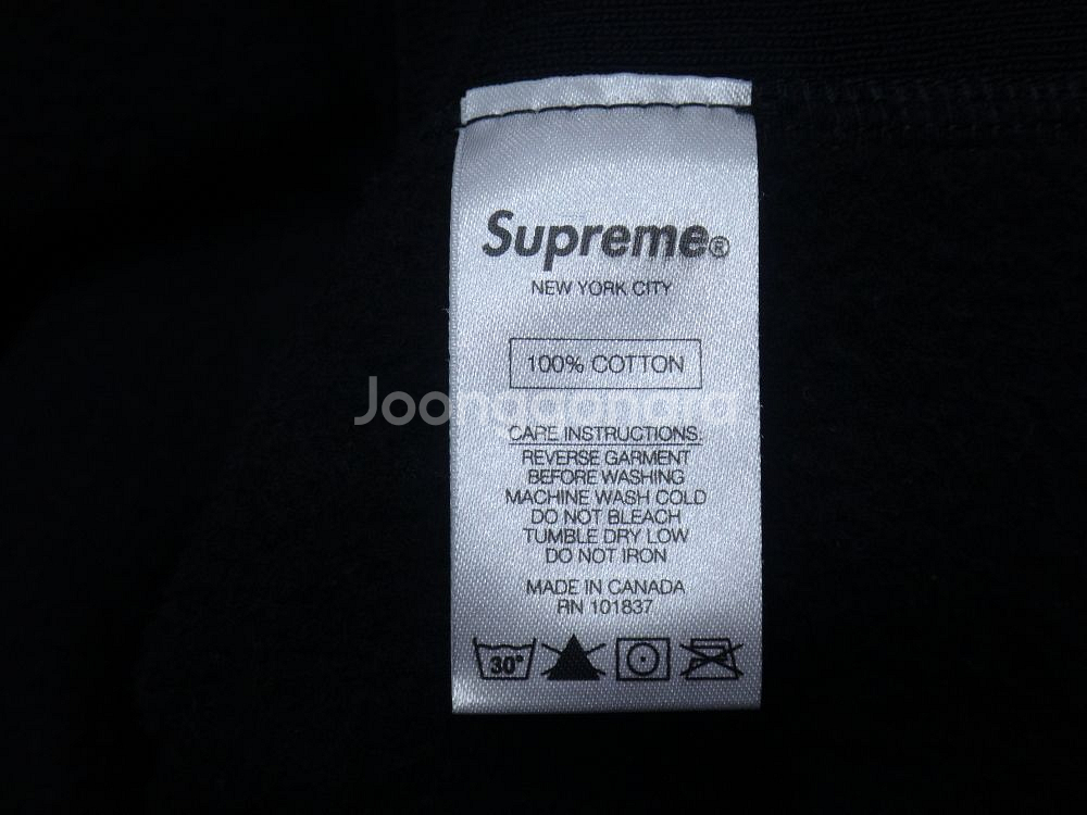 (M) 슈프림 Supreme 자수로고 기모 후디 남성--7