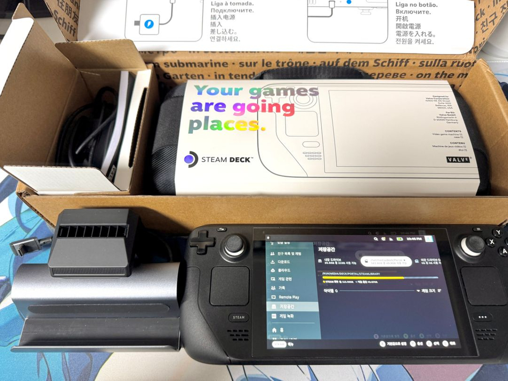 스팀덱 LCD 구팀덱 256g--0