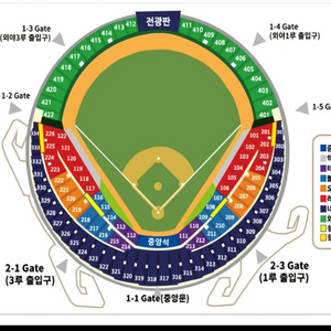 3월 28일 두산-삼성 개막전 3루 레드석 2연석